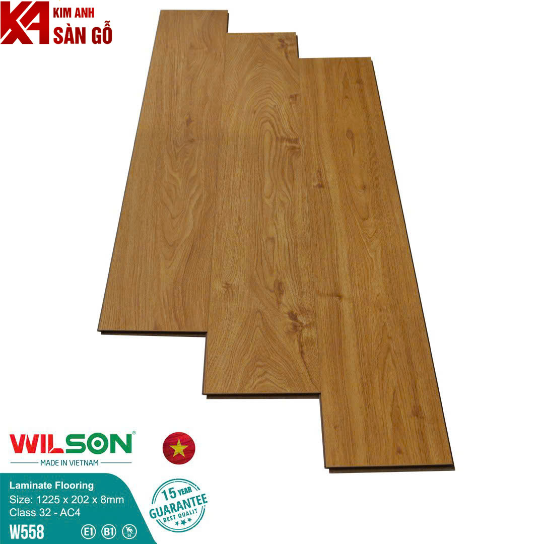 Sàn Gỗ Công Nghiệp 8MM WILSON-W558